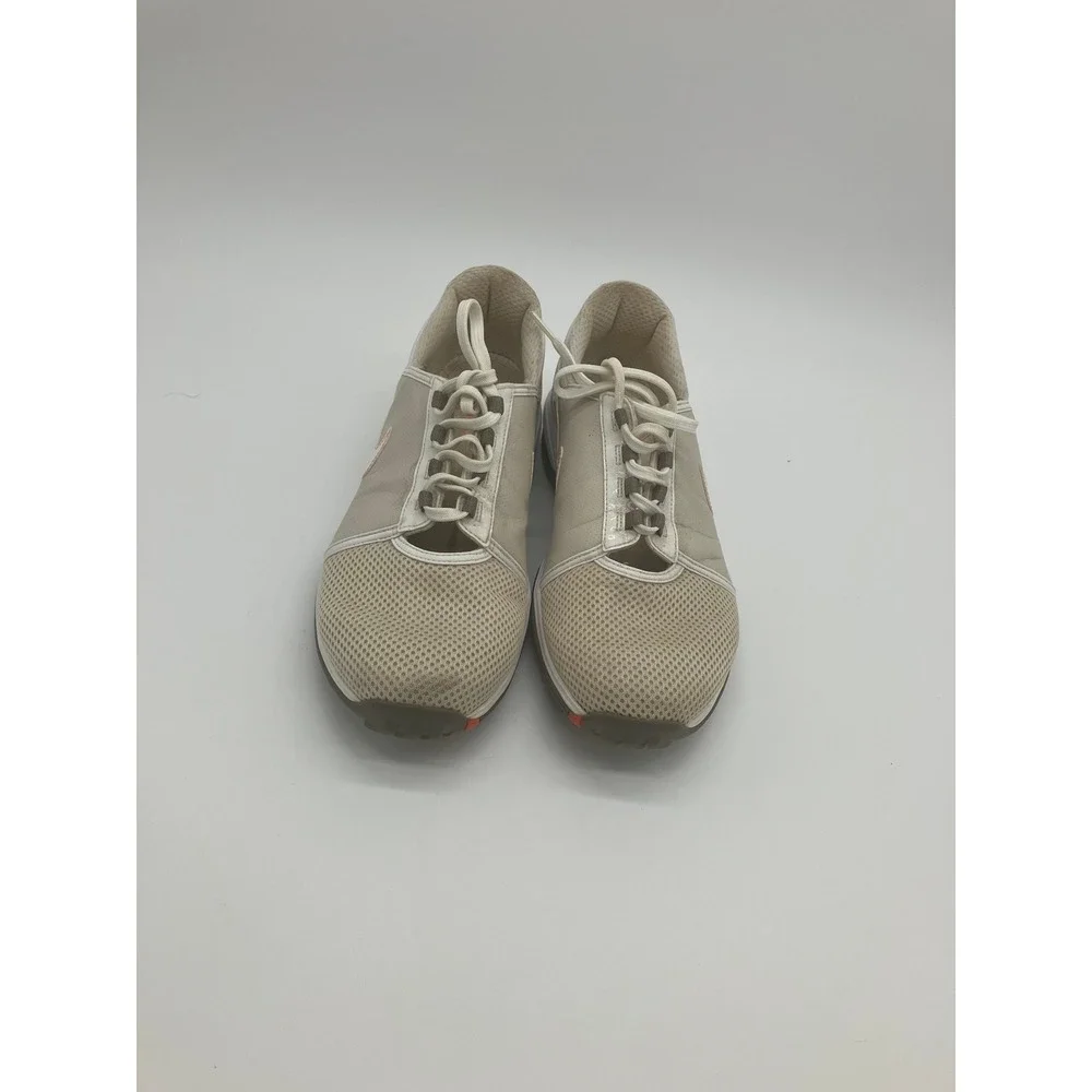 Nike Air Summer Lite Golf Shoes Womens 10 Beige Mesh Sneakers 312222-111